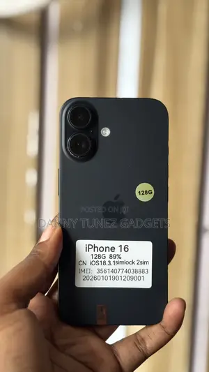Apple iPhone 16 128 GB Black