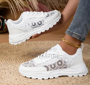 Lace Patterned Sneakers