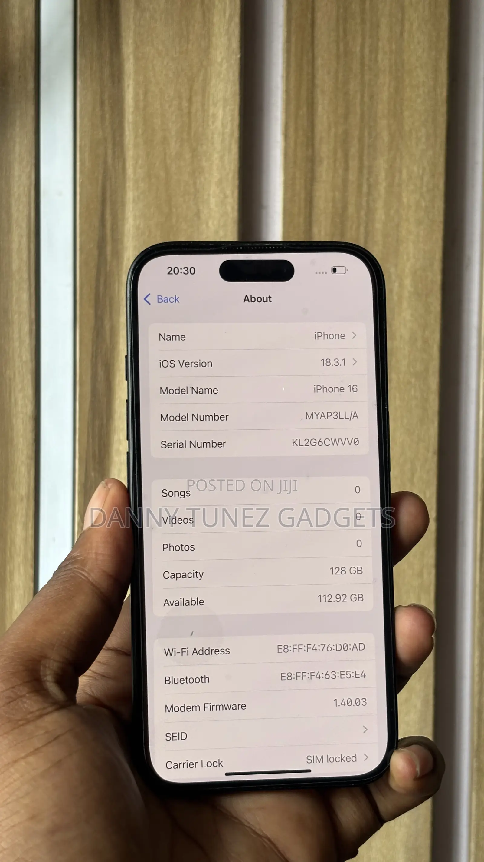 Apple iPhone 16 128 GB Black