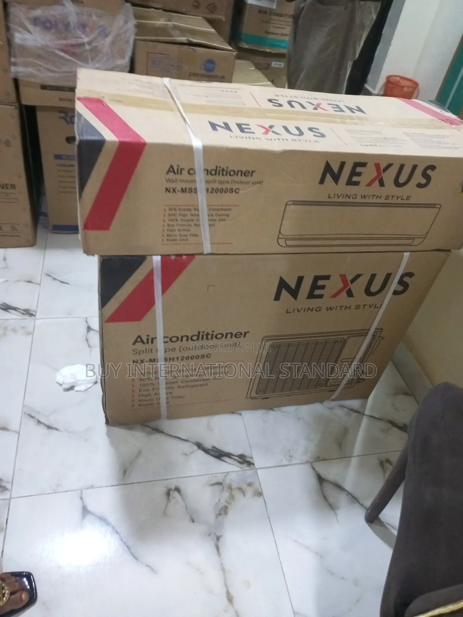 Nexus NX-MSSH12000SC Stylish Wall Mounted Split AC