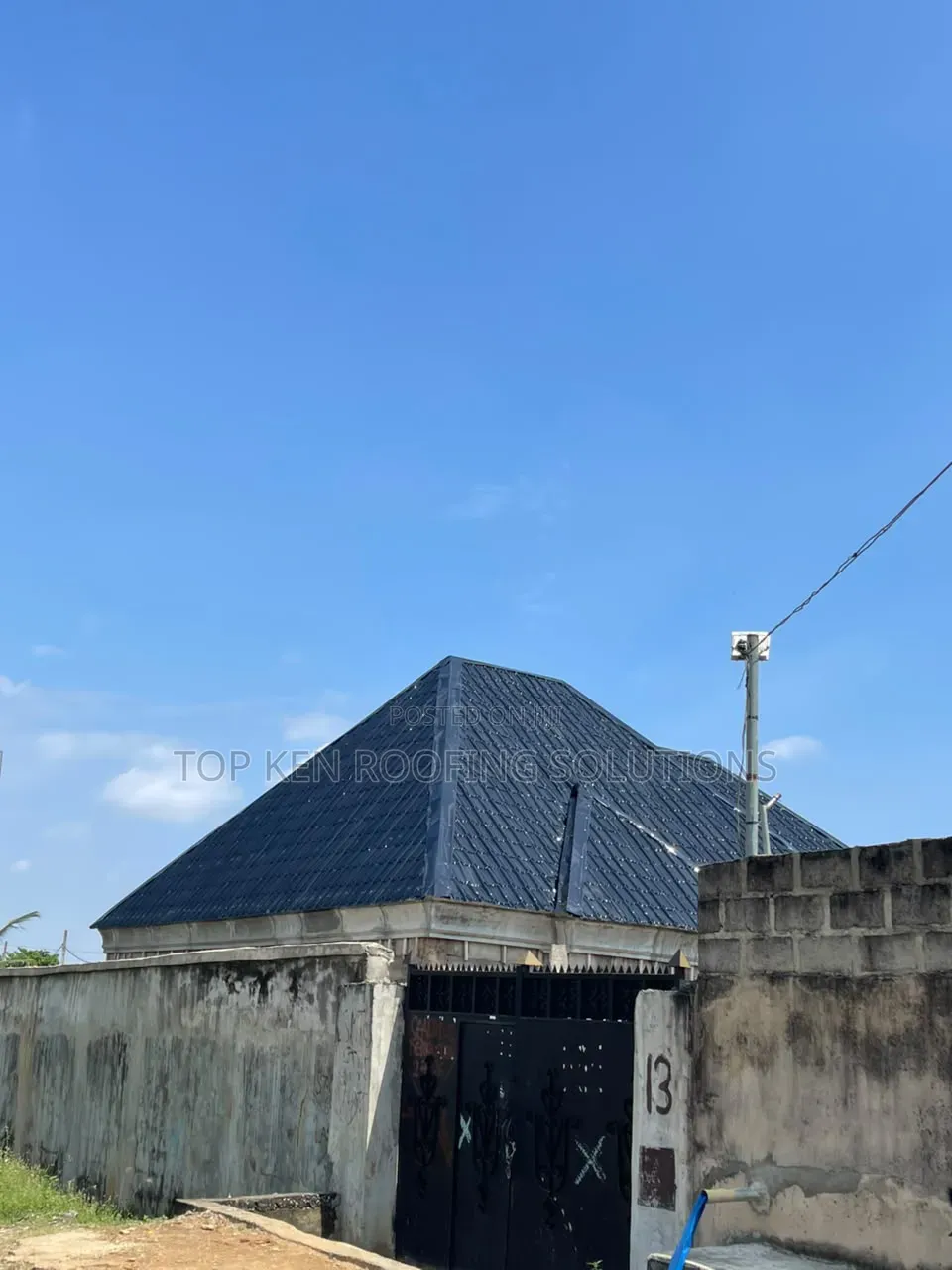 Affordable Black 0.50mm Longspan Roofing Sheets