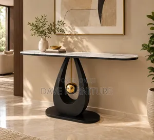 Luxury Marble Top Console Table