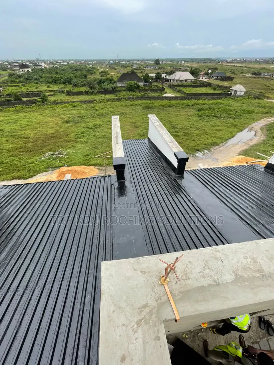 Premium Black Longspan Roofing Sheet 0.55(B)mm