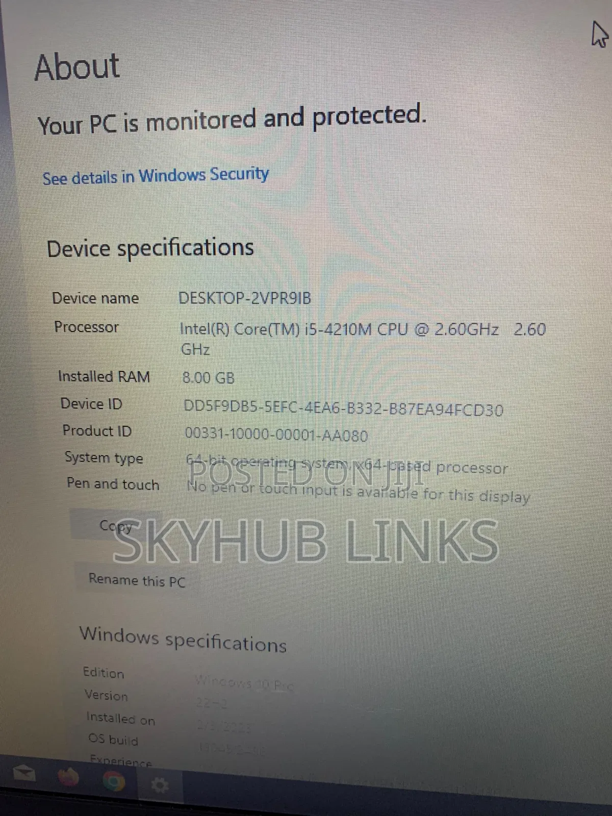 Laptop HP ProBook 650 G1 8GB Intel Core i5 HDD 500GB