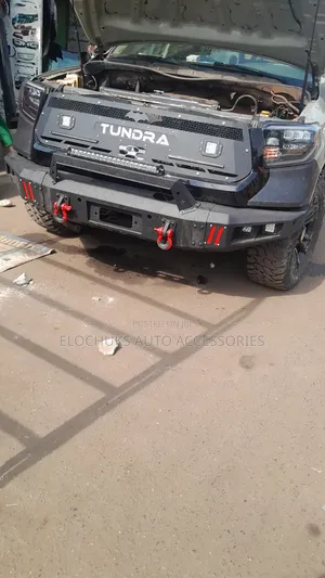 Front and Back Off Road Rugged Iron Bumper for Toyota Tundra