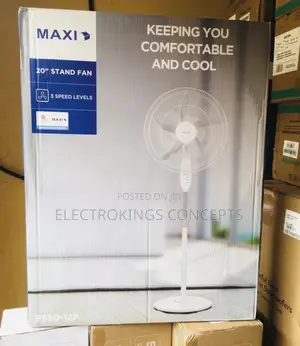 Maxi 20 Inches Standing Fan | 50-12p Now Available in Store