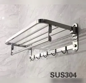 High-Quality SUS304 Stainless Steel Towel Racks