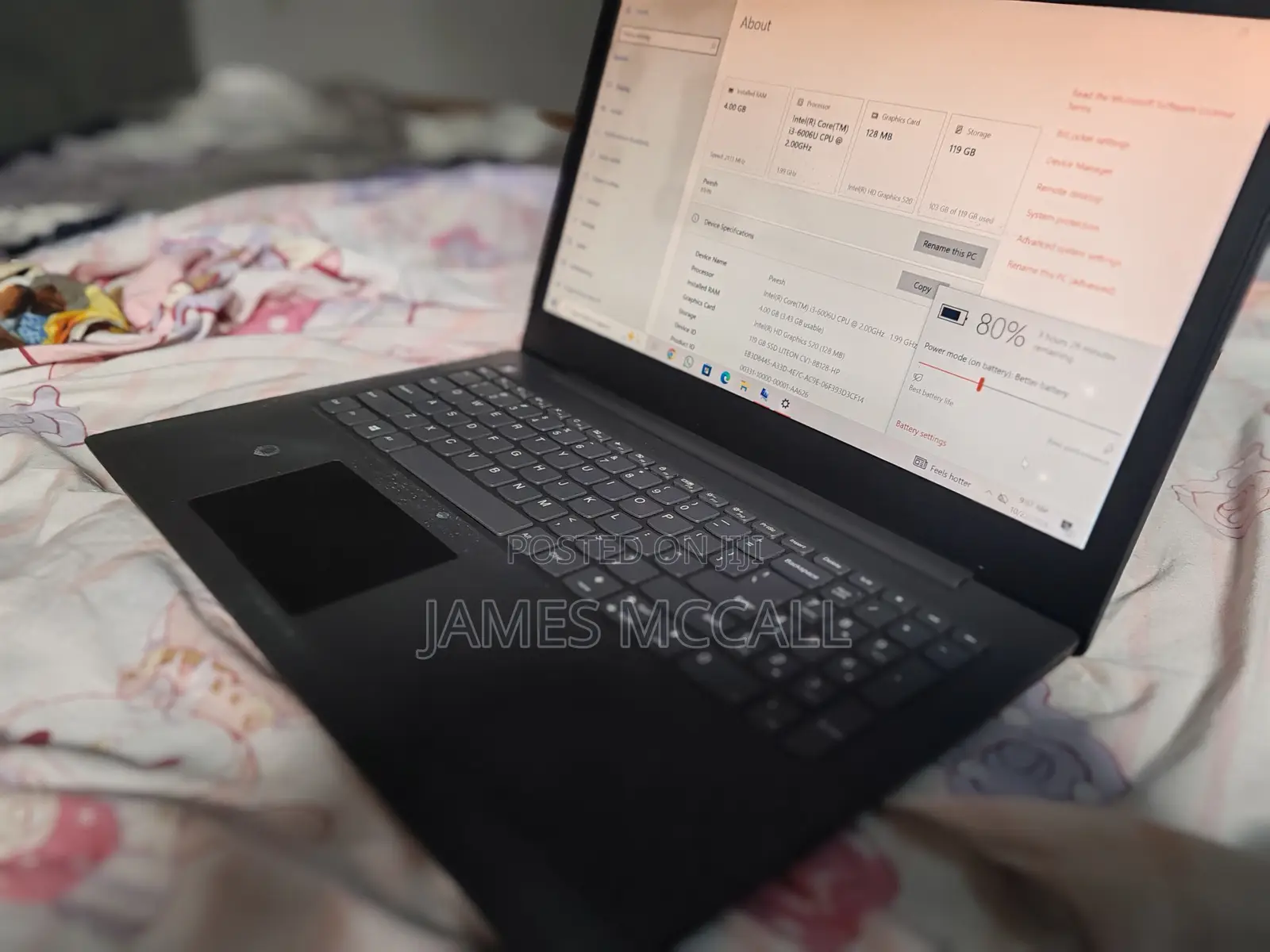 Laptop Lenovo V130-15IKB 4GB Intel Core i3 SSD 128GB