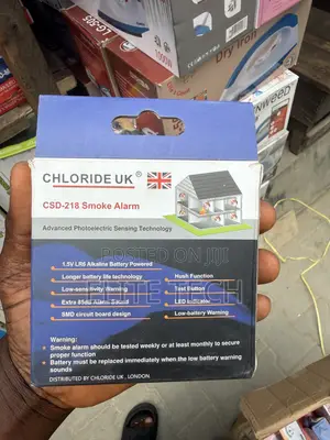 Wireless Battery-Operated Fire & Smoke Alarm Detector