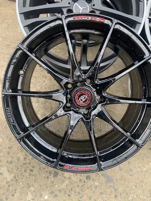 Pure Black Quality Alloy Rims 18 Inches