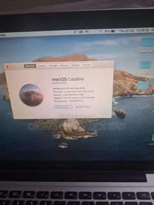 Laptop Apple MacBook Pro 2012 12GB Intel Core 5 SSD 512GB