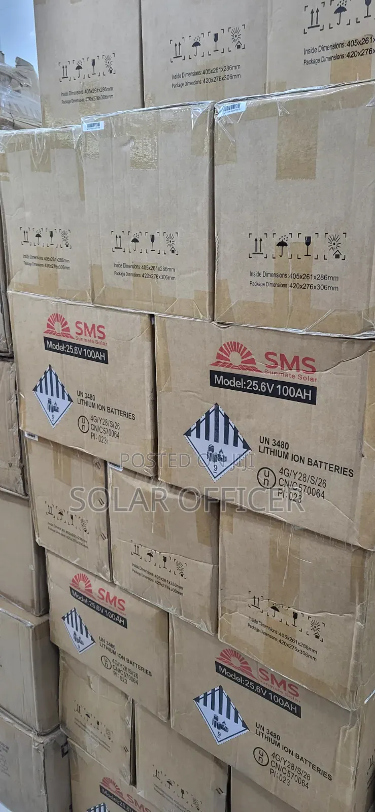 Long Lasting SMS 2.5kwh 24V Lithium Battery