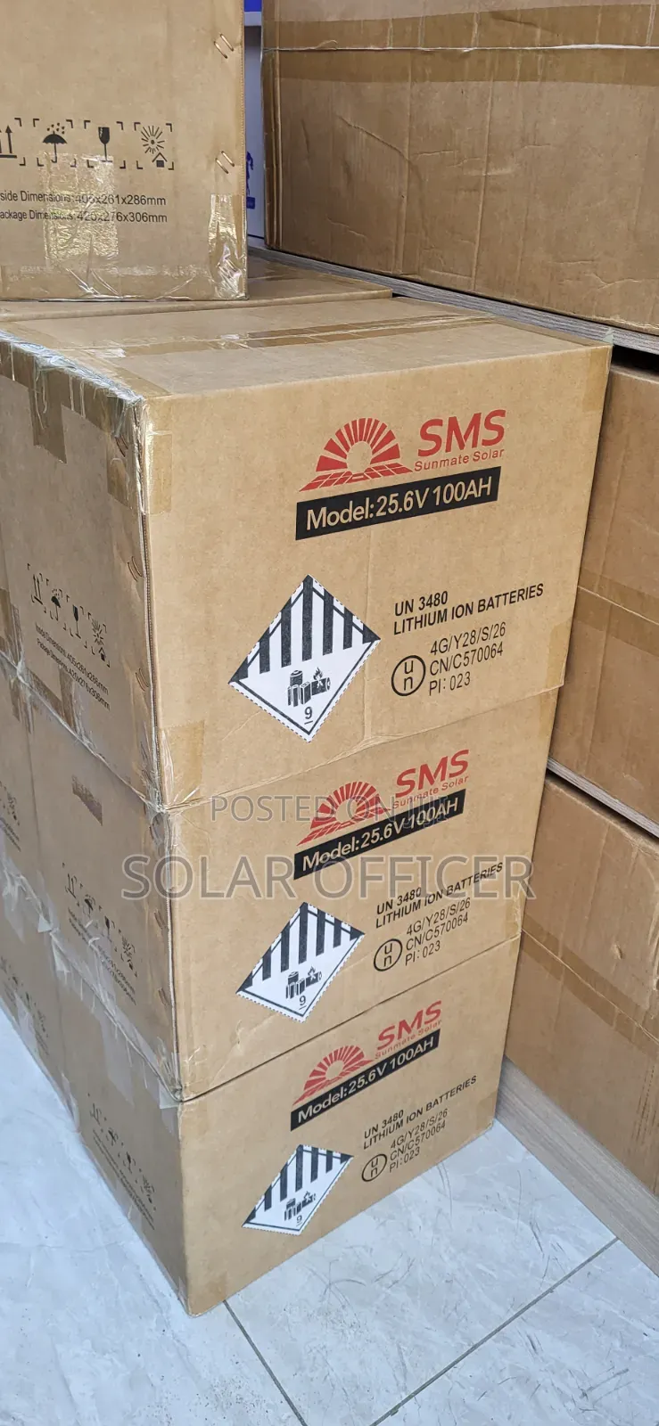 Long Lasting SMS 2.5kwh 24V Lithium Battery