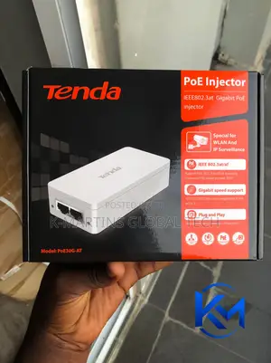 Tenda PoE30G-AT 48V Gigabit PoE Injector 30W