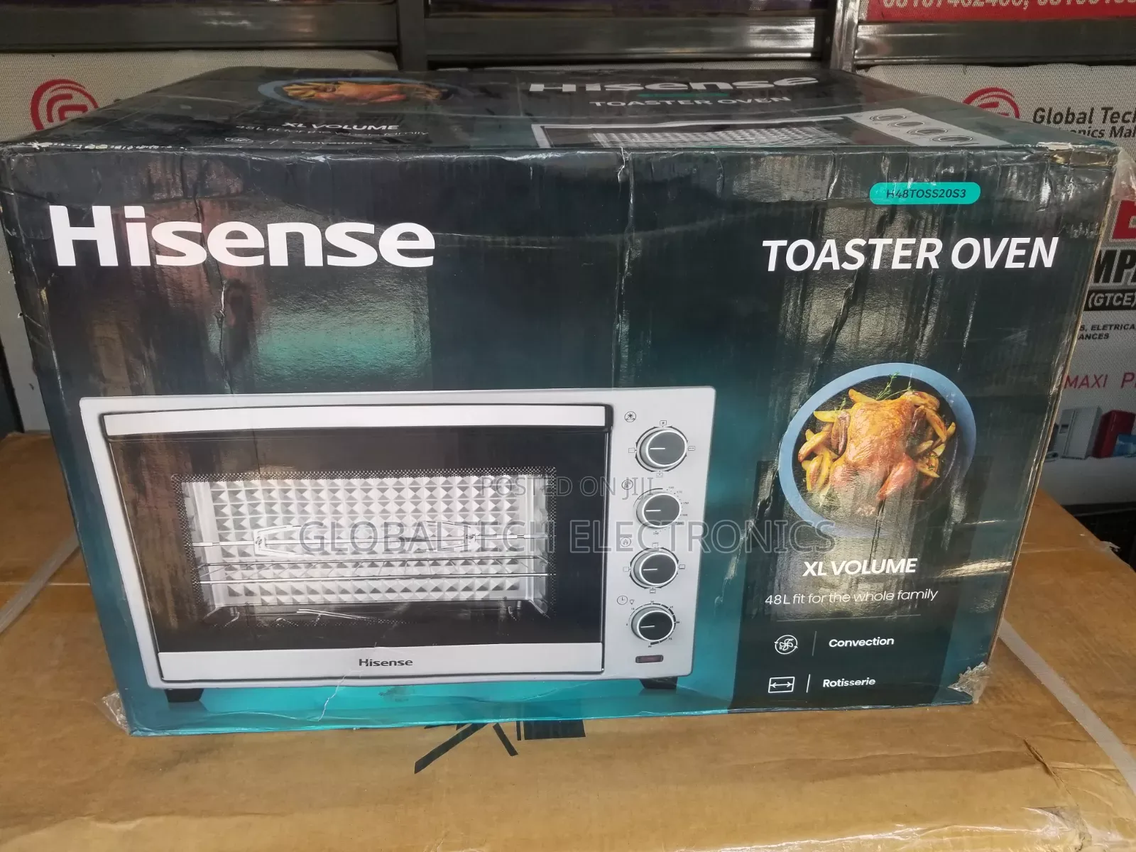 Hisense Toaster Oven 48L 2000W (H48TOSS20S3)