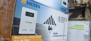 HiCCES BlueCube 1000W 2kWh All-in-One Solar Power Station