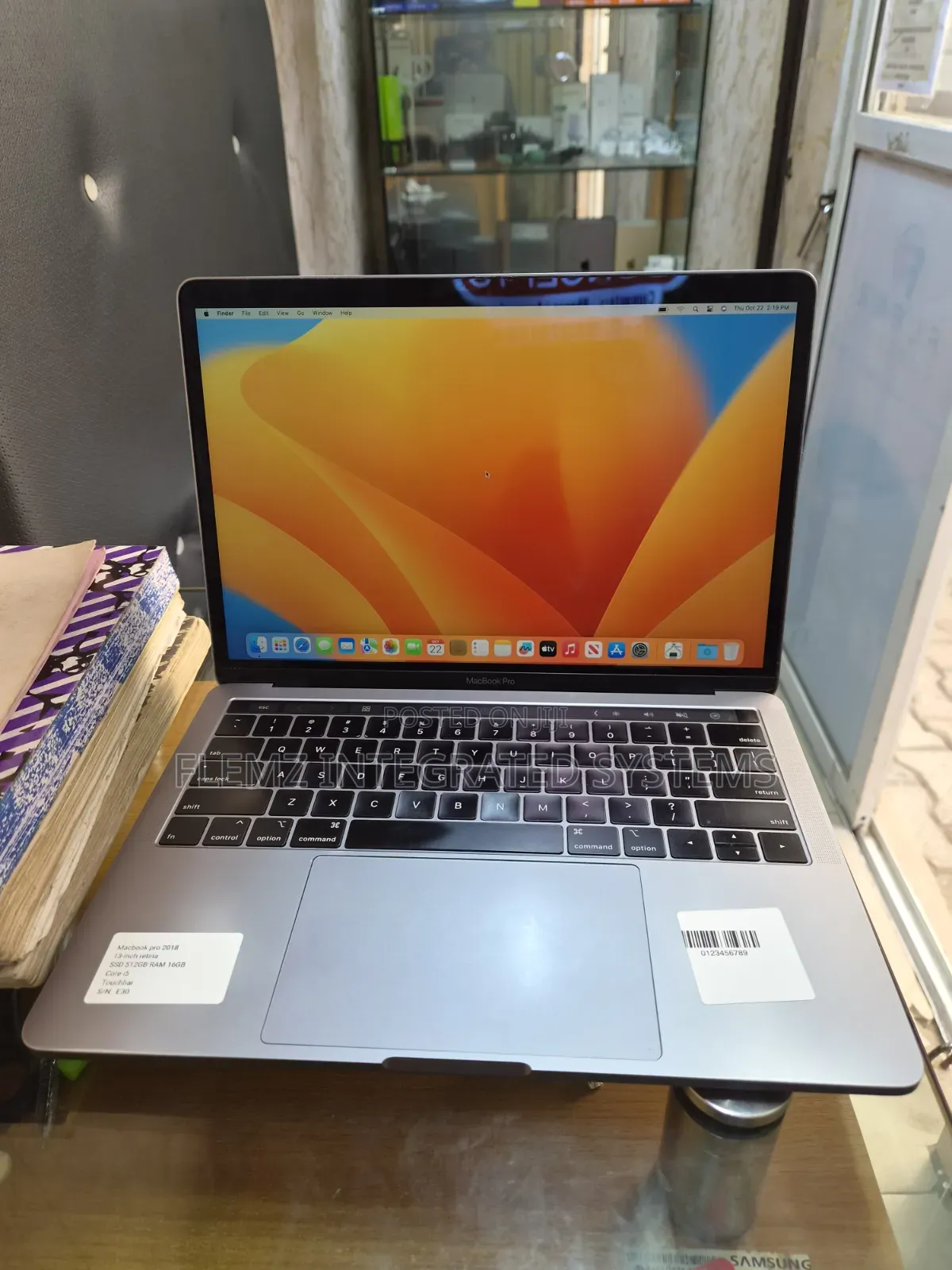 Laptop Apple MacBook Pro 2018 16GB Intel Core i5 SSD 512GB