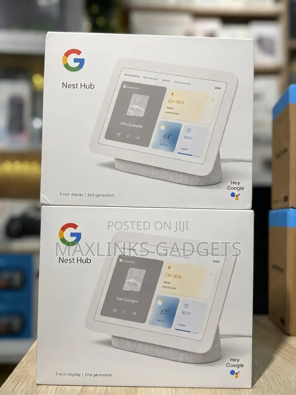 Google Nest Hub 7" Smart Display With Google Assistant - 2nd Gen