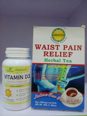 Greatea Waist Pain Relief and Vitamin D3 (Targets Lower Back Aches)
