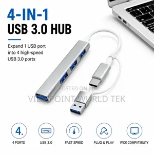 Generic 4-in-1 USB 3.0 Docking Station / Type-C Hub