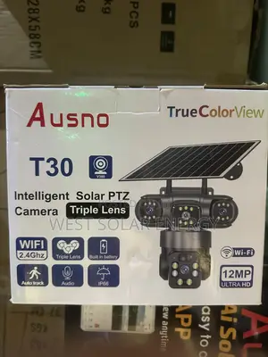 Auson Intelligence Three Lens Solar Camera With WiFi