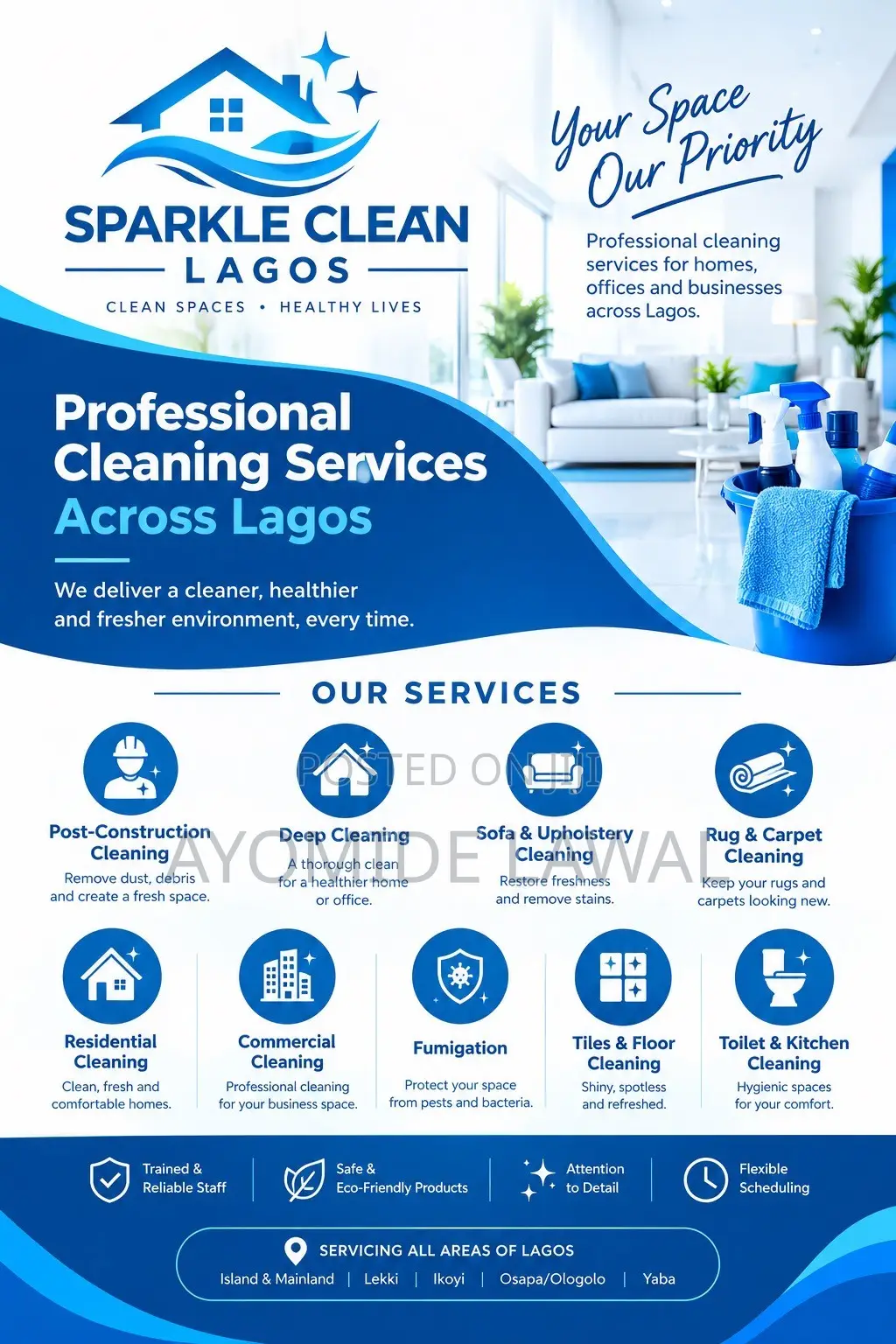Professional Post-Construction & Deep Cleaning Services in Lagos