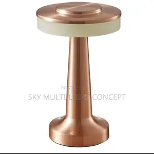 Metal Touch Desktop Decorative Rechargeable Lamp