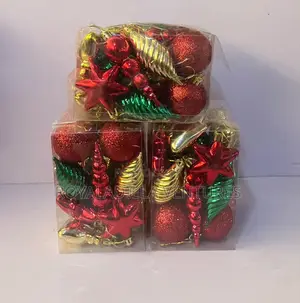 Mixed Ornaments for Christmas Tree