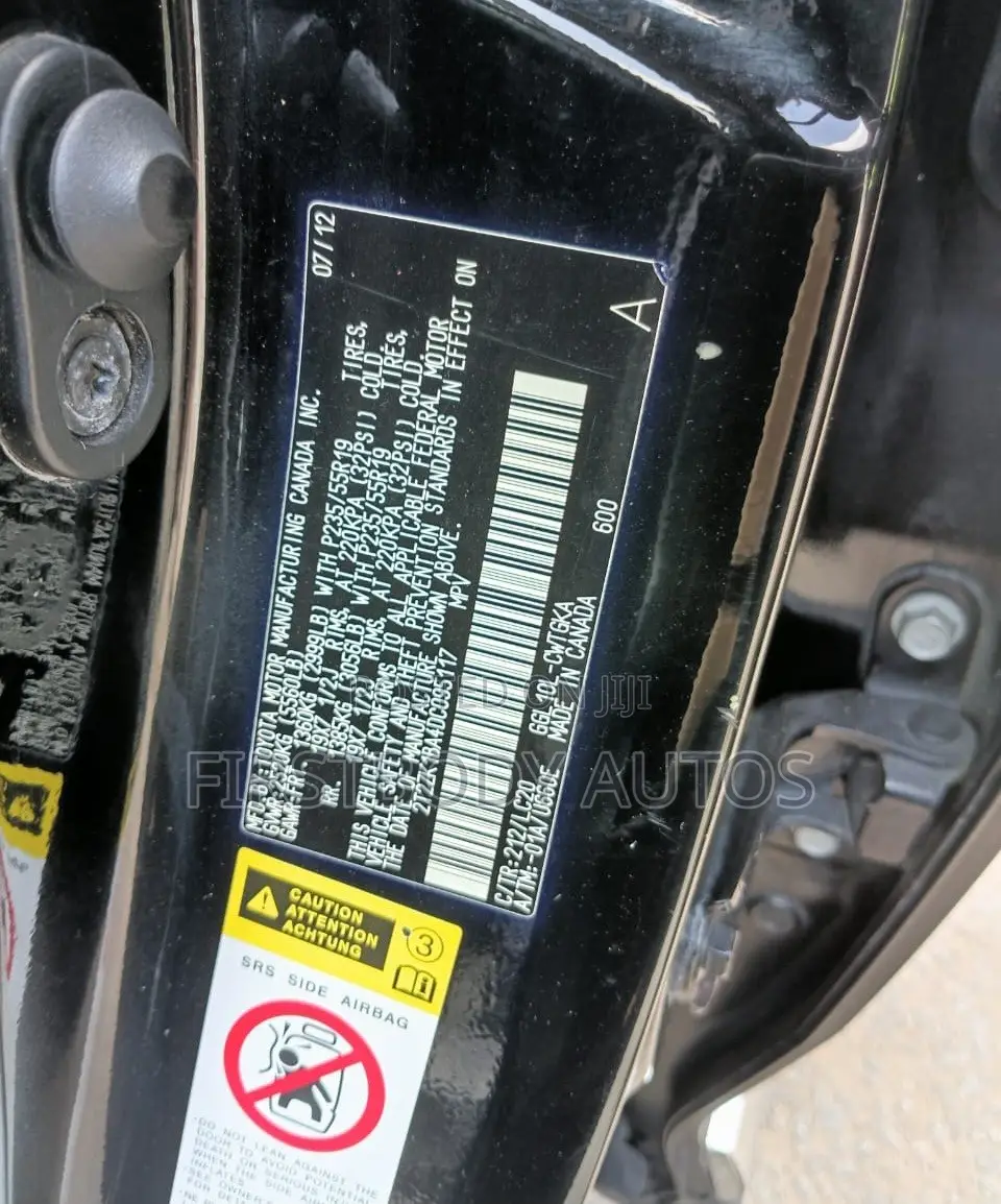Lexus RX 2012 Black