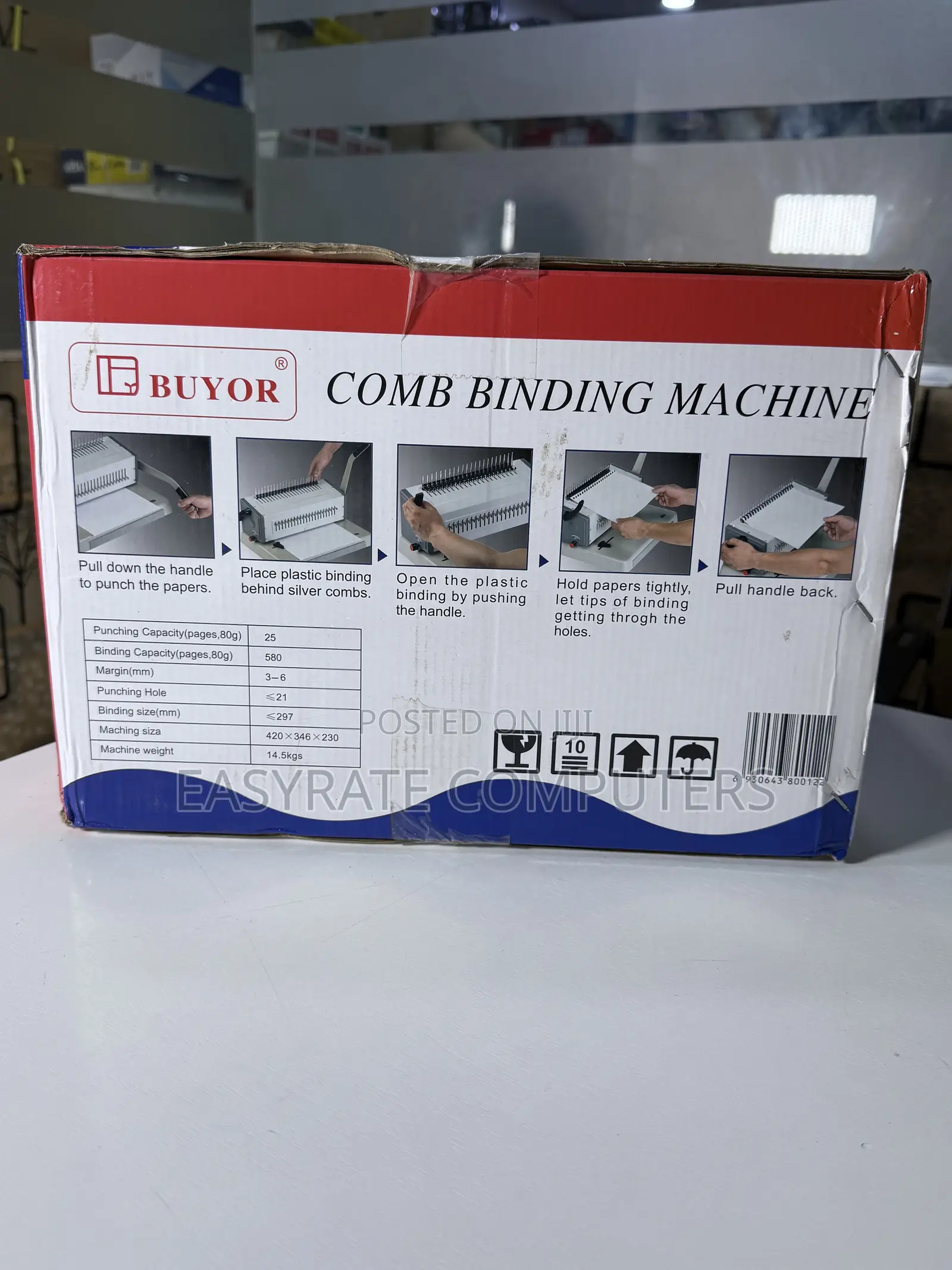 Buyor Comb Binding Machine