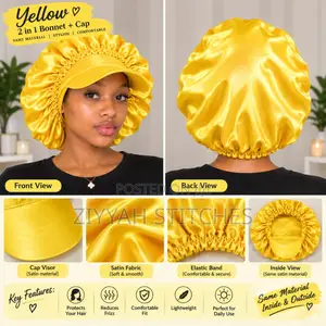 2 in 1 Hair Bonnet