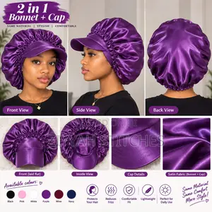 2 in 1 Hair Bonnet