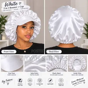 2 in 1 Hair Bonnet