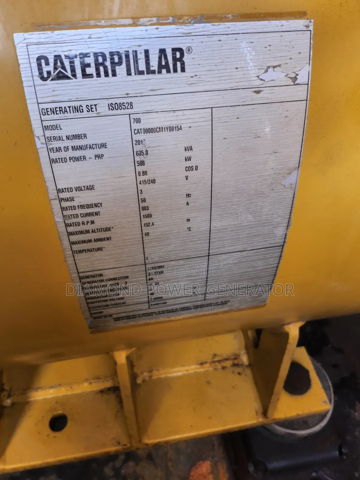 650kva Cat Generator