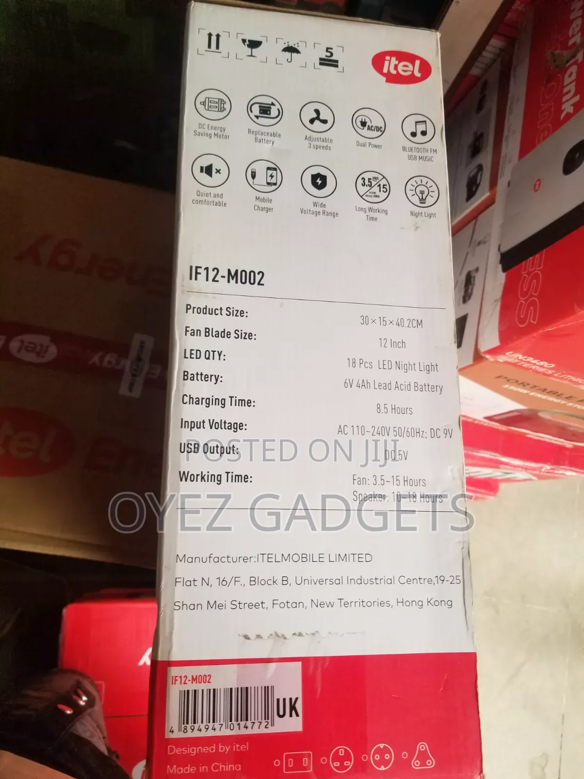 Itel Lonter Fan