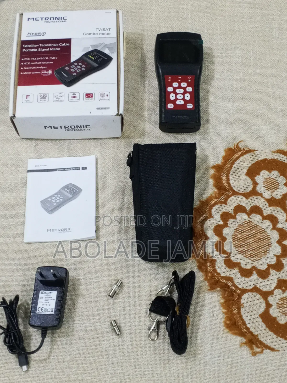 METERONIC Professional Satellite + Terrestrial + Cable Signal Meter