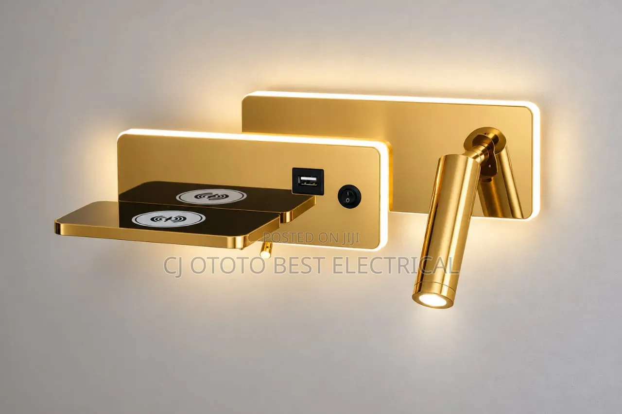 Wireless Charging With USB, Gold and Black Body Available Now