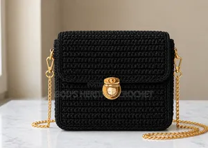 Rectangular Quilted Crochet Bags