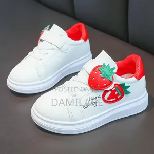 Cute Strawberry Kids Sneakers