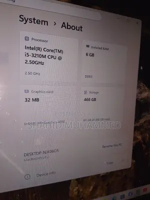 Laptop Apple MacBook 2010 6GB Intel Core i5 HDD 500GB