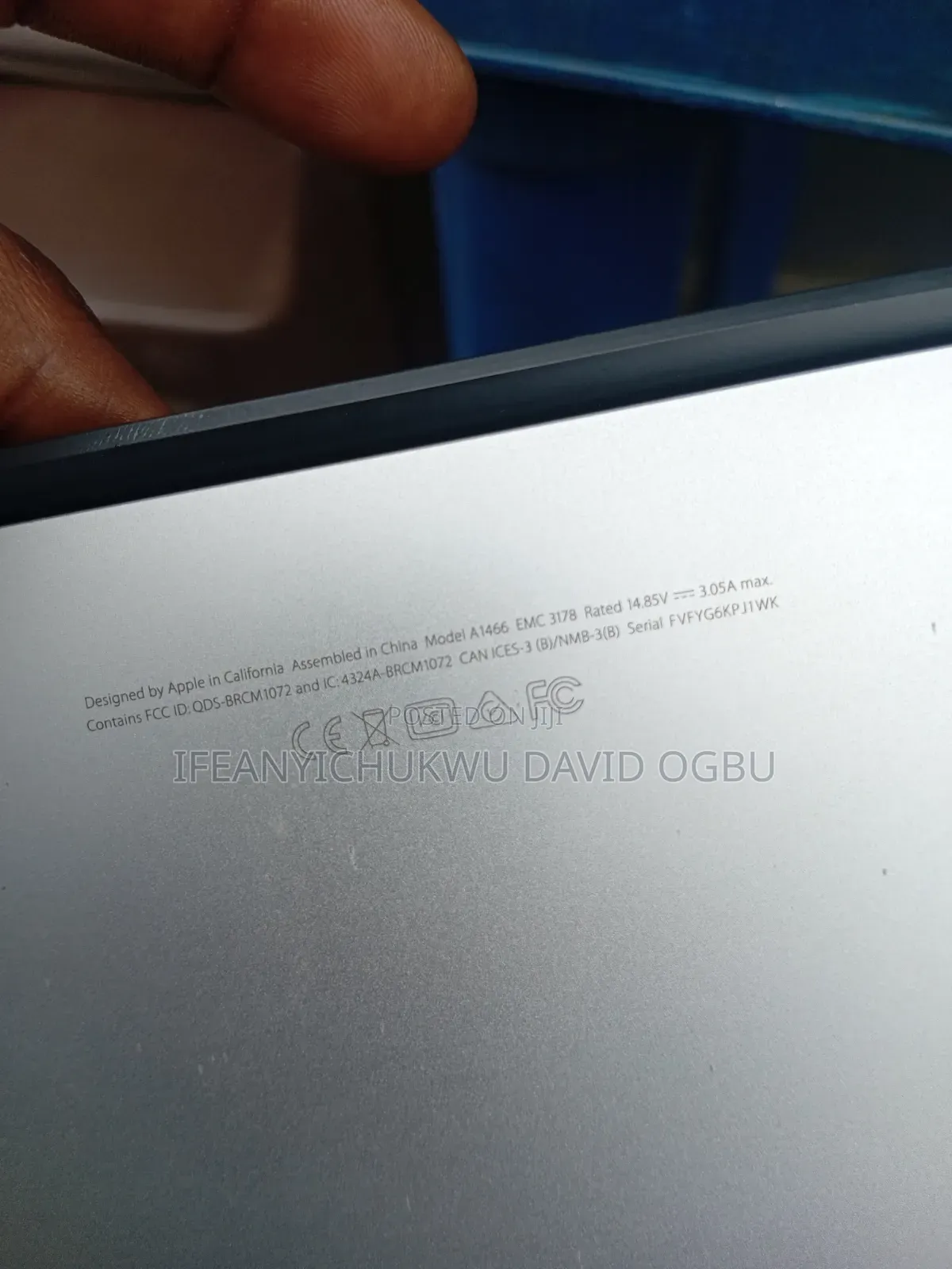 New Laptop Apple MacBook Air 2017 8GB Intel Core i5 SSD 256GB