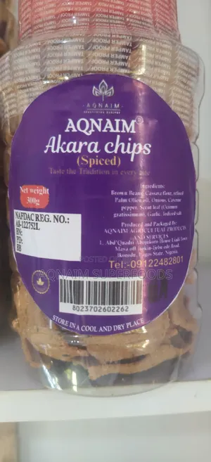 Akara Chips (Aqnaim Akara Chips {Spiced}) Spicy and Nutritious