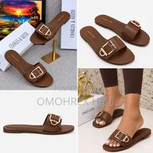 New, Stylish and Comfortable Flat Slippers. Never Worn. That's It.