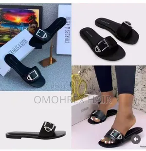 New, Stylish and Comfortable Flat Slippers. Never Worn. That's It.
