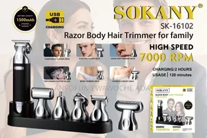6-in-1 SOKANY Family Hair Clipper (16102)