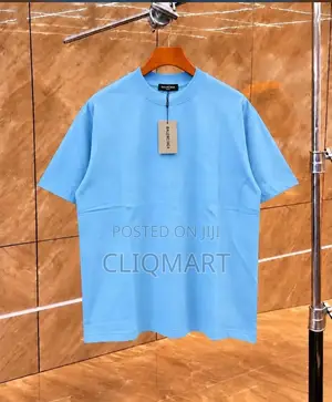 Premium Cotton T-Shirt – Plain Basic Balenciaga Tee