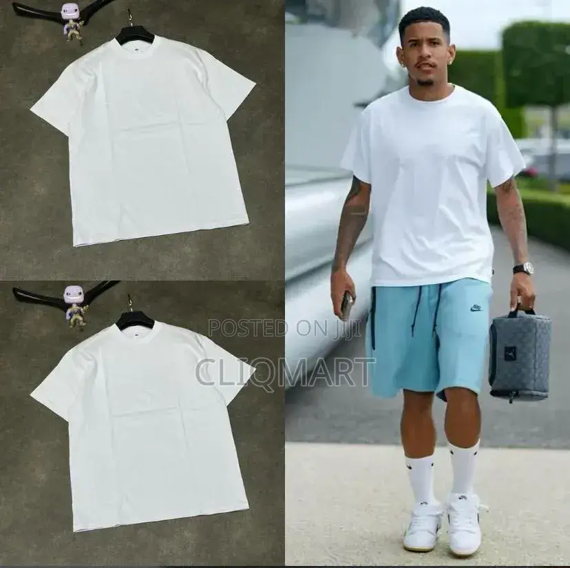Premium Cotton T-Shirt – Plain Basic Balenciaga Tee