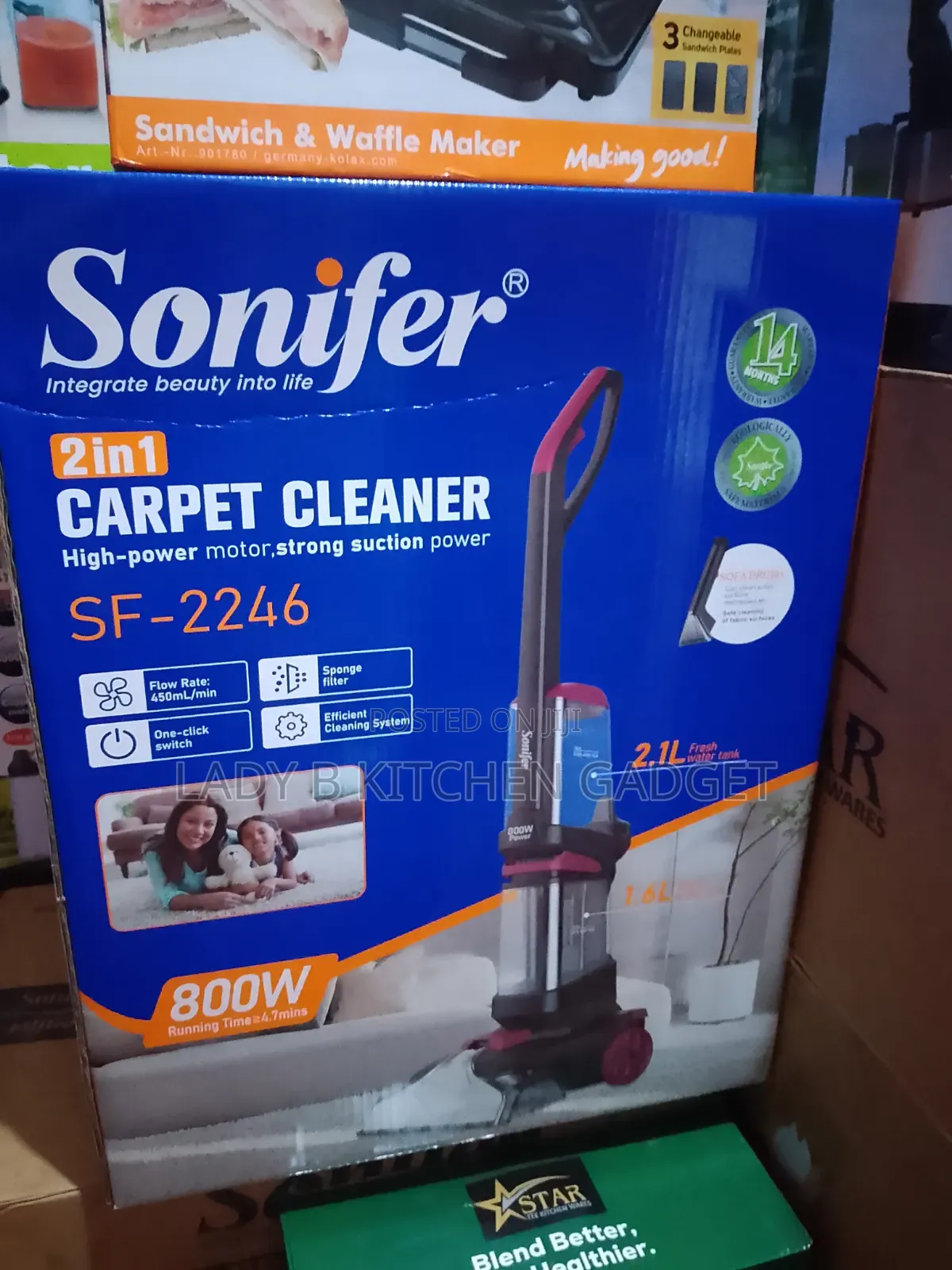 Sonifer 2 in 1 Carpet Cleaner