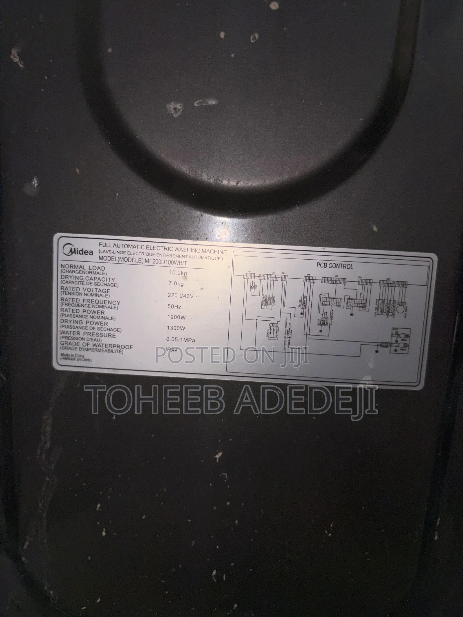 Midea 10kg Front Loader Automatic