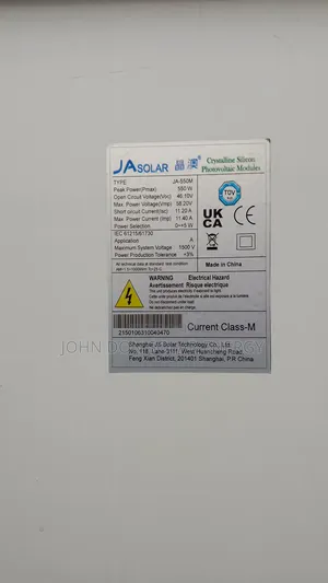 Trusted Quality JA Solar Panels 550w